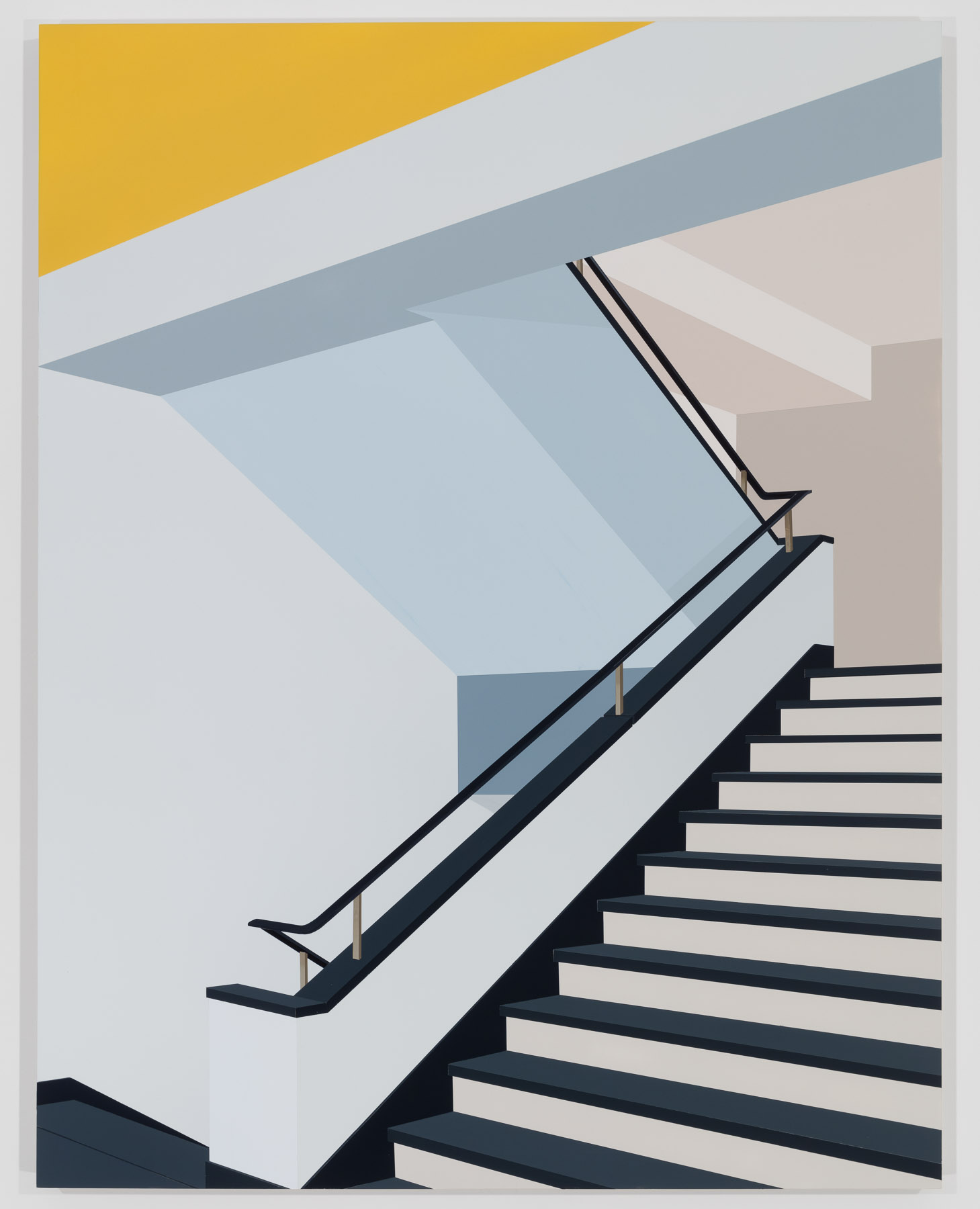 Bauhaus, Dessau, 2018. Acrylic on Dibond, 40 x 31" / 101.6 x 78.7 cm
