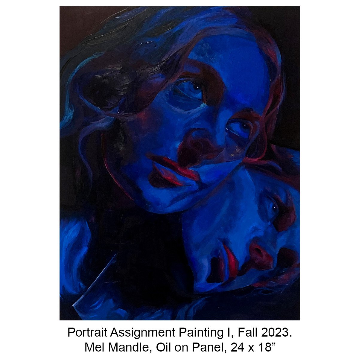 Portrait Assignment Painting I, Fall 2023.      Mel Mandle, Oil on Panel, 24 x 18” copy.jpg