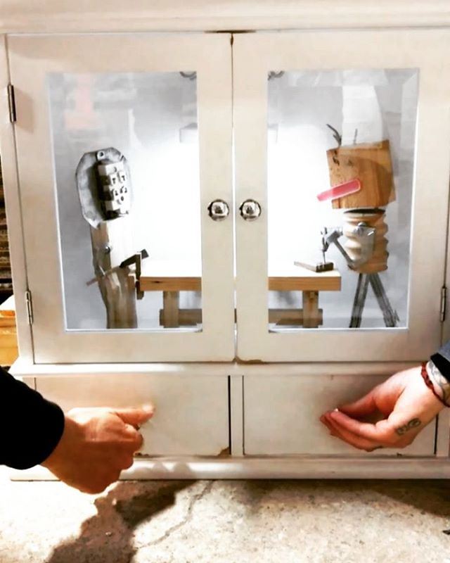 &quot;Cabinet Shop,&quot; a little toy vignette I made for @theloadingdockinc, as my example of creative material reuse.
🗜️🔩
Thank you to The Loading Dock for including my work in their space, and always supporting @aworkshopofourown!
#woodworking 