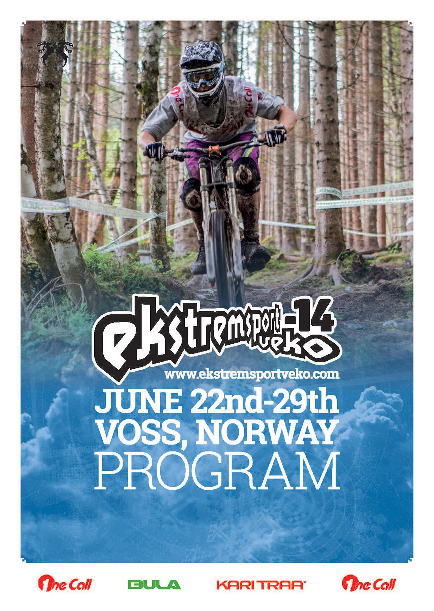 Ekstremsportveko 2014 - Forside på programhefte.