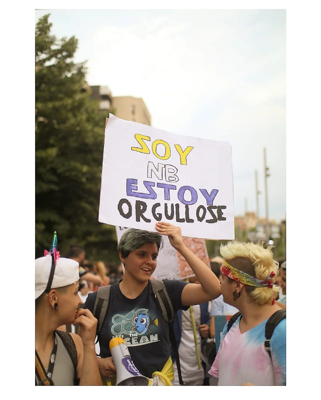  Orgullo no binarie. Orgullo ZGZ 2018. Foto: Maria T. Solanot