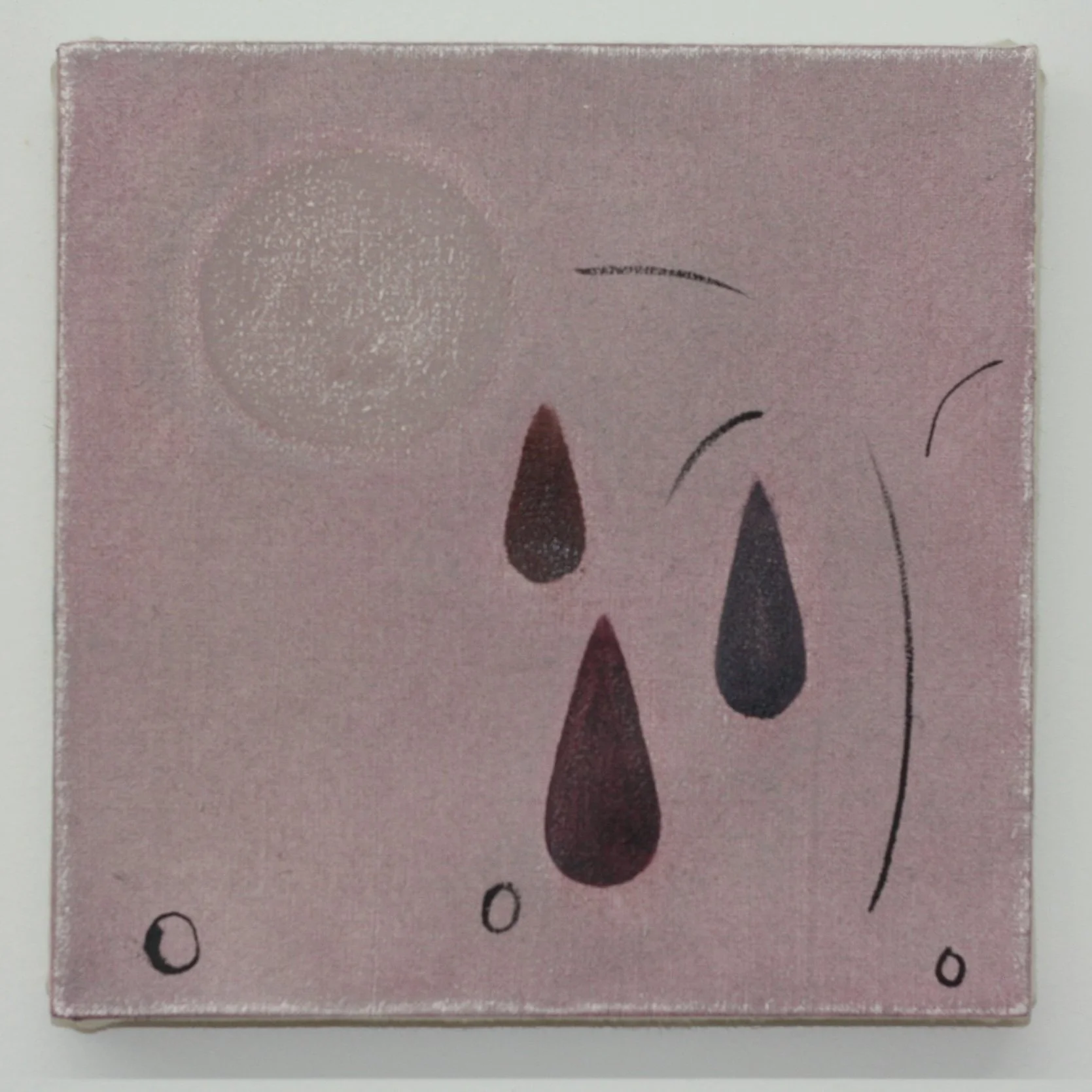 C.C. Czerwinski, Full moon in Lanzarote (2022), Oil on linen, 10 x 10 “