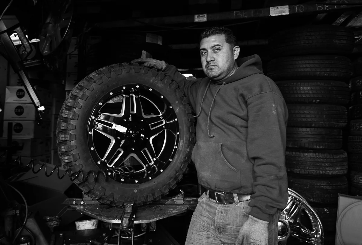 All sorts of wheels belonging to tiny compact cars or large, high end trucks are found and repaired here.