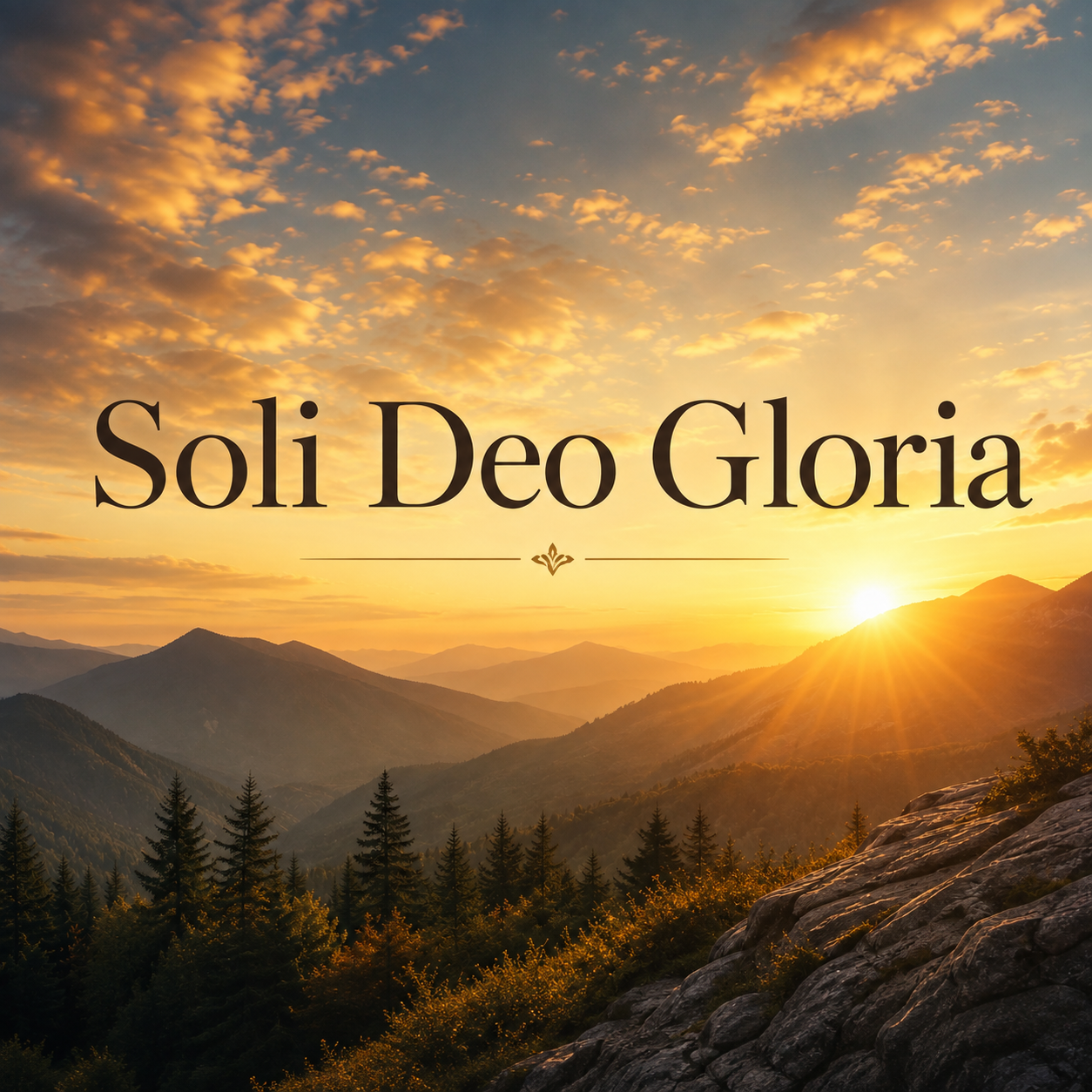 Soli Deo Gloria