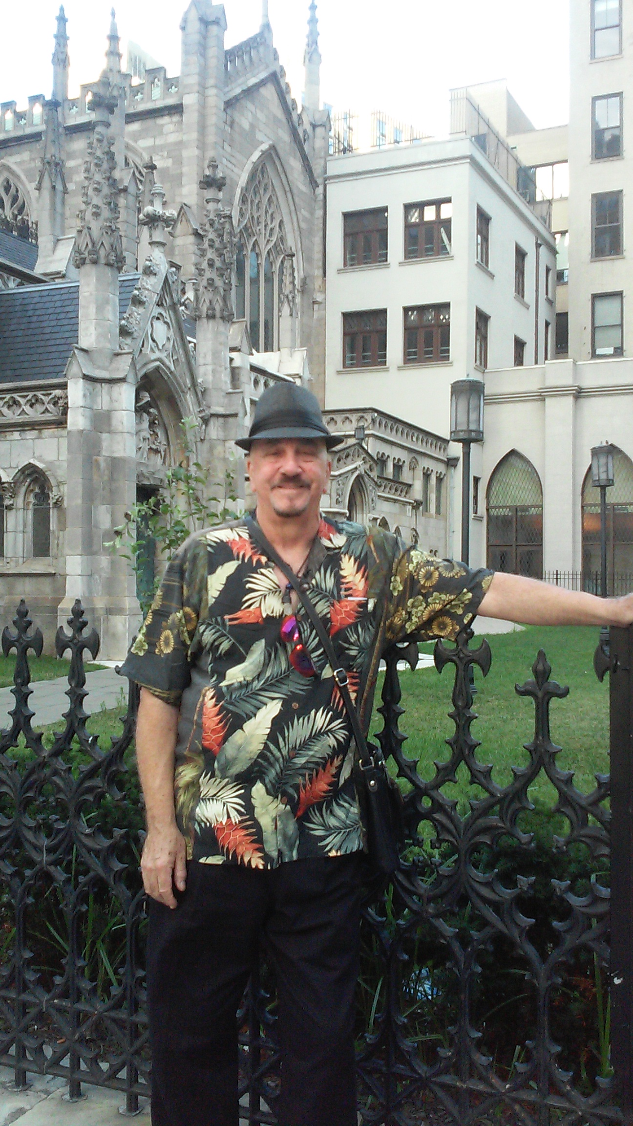 Rich enjoying New York City before the Blue Note 