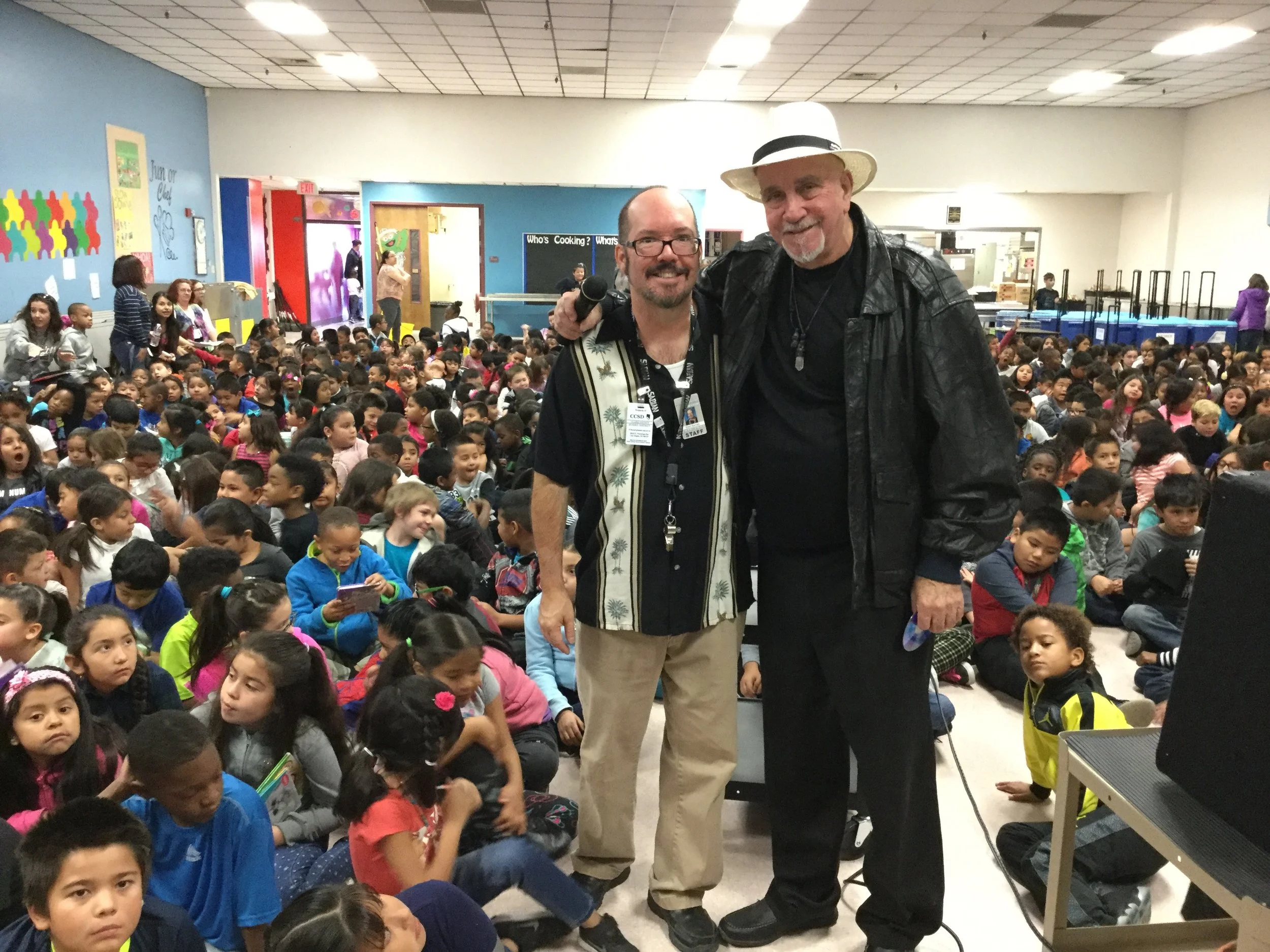 Music Teacher Brett A. Barnes and Rich Pulin presenting Jazz History featuring Louis Armstrong