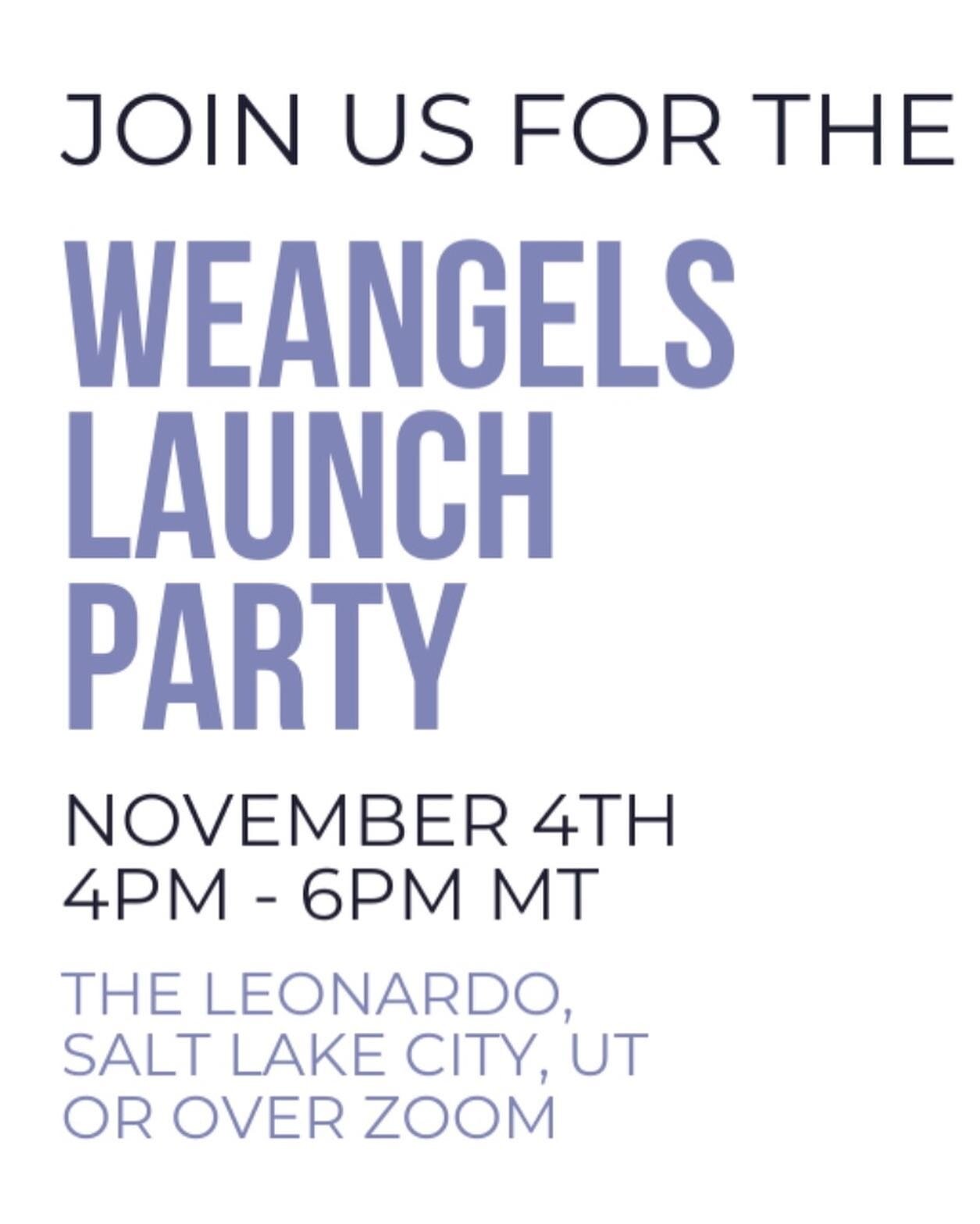 So many awesome event this week celebrating women and our financial power 💥

Join us for the launch of WeAngels, Utah's first Angel Investor group dedicated to supporting women+ founded and led businesses, and to educating and advising new investors