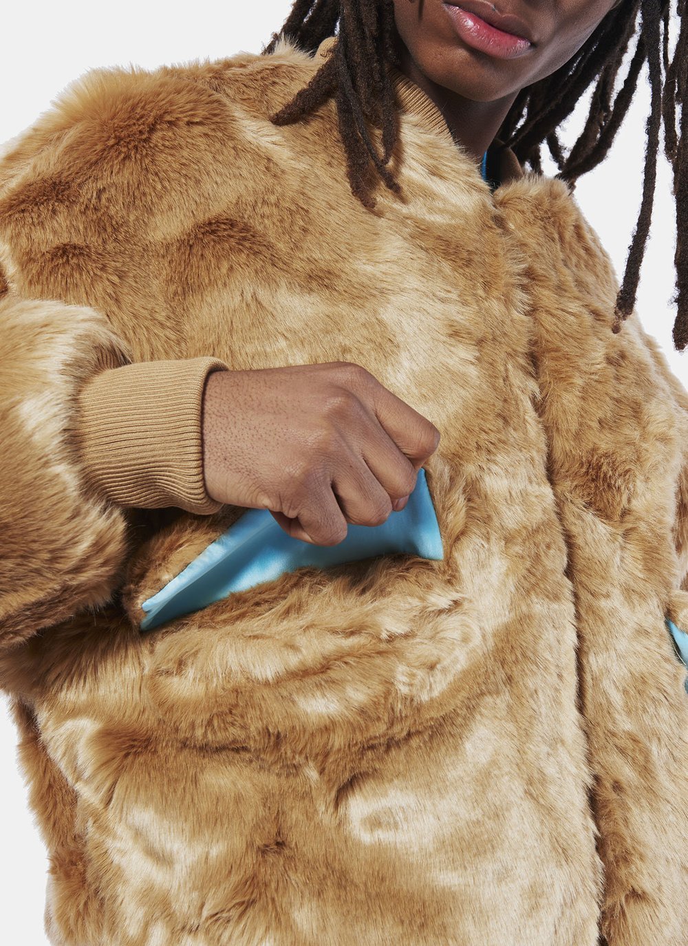 Faux Fur Bomber Jacket — LANDLORD