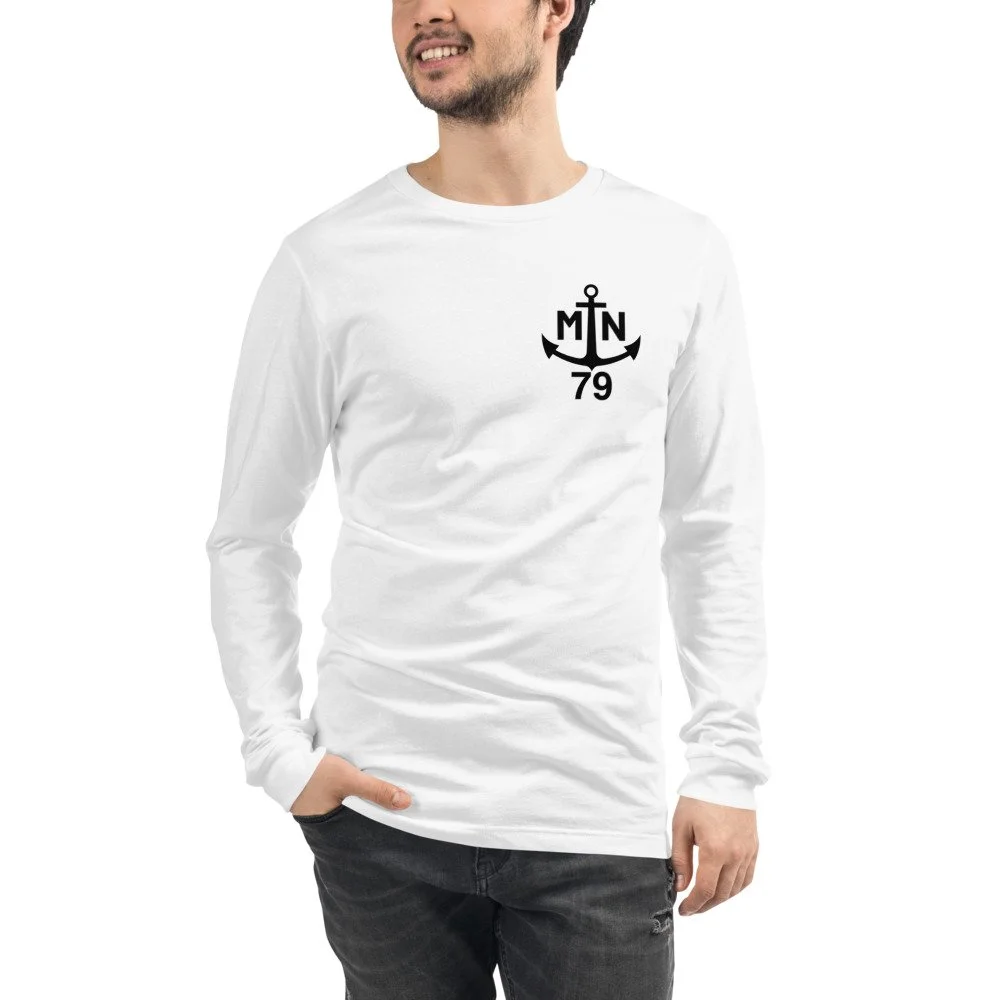 MN 79 Long Sleeve Tee (black anchor) — WATCHISTRY