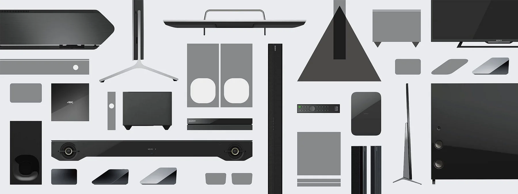 Pure Geometry by Sony design