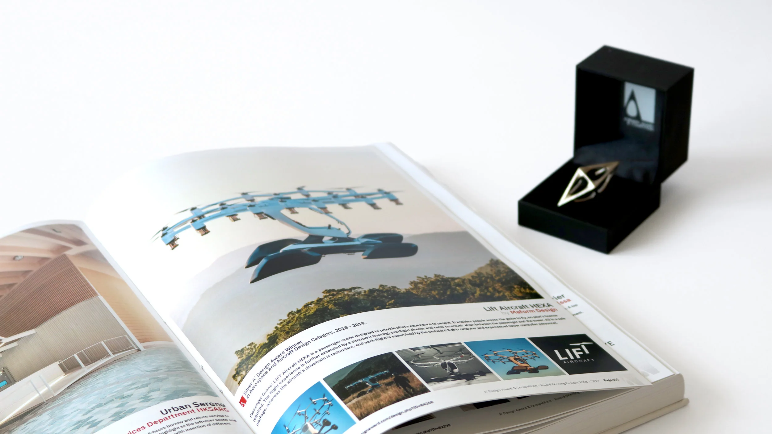 Lift Hexa won silver award.