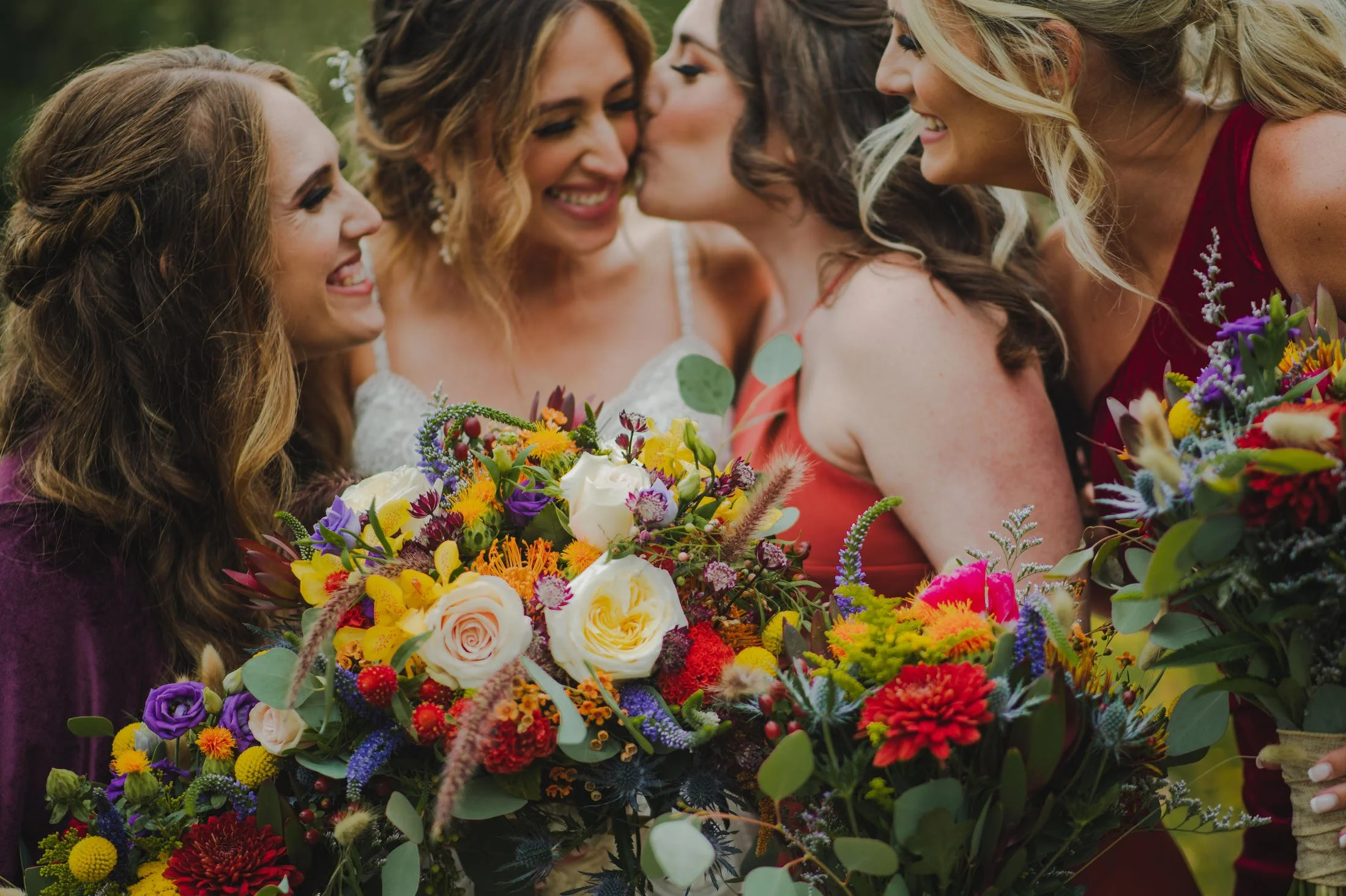 Allison + Eli's Retro Chic Philadelphia Wedding at Bartram's Garden