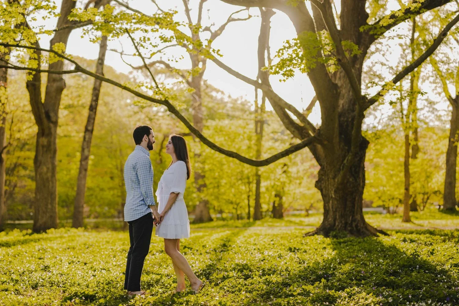 A Spring Engagement Session at the Arnold Arboretum