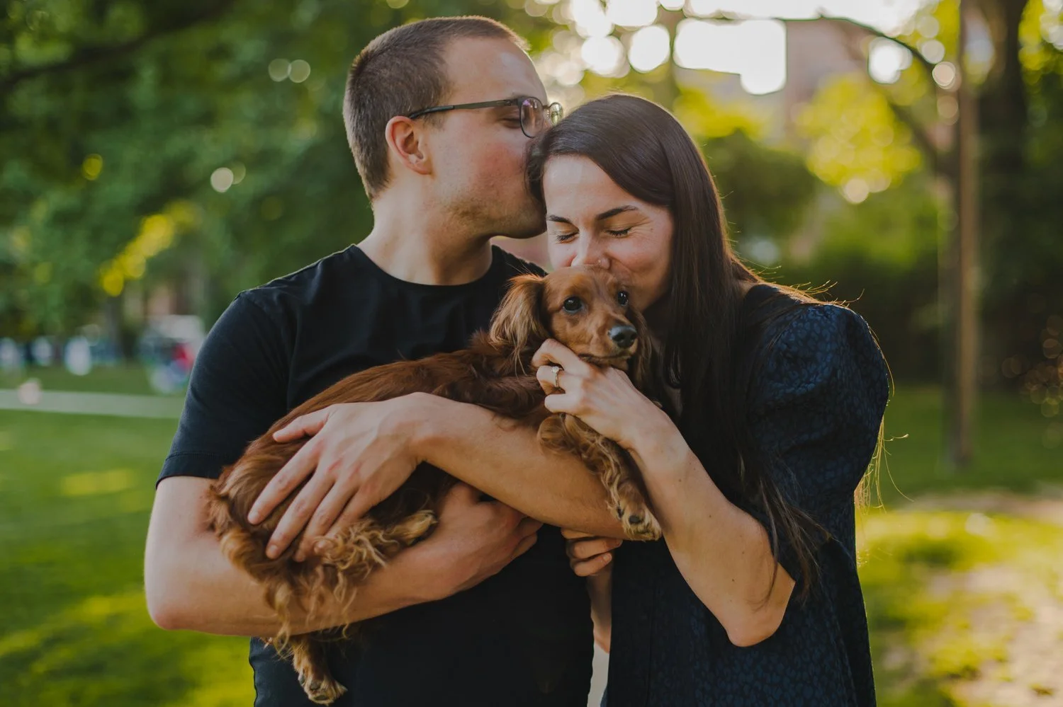 Tracey and Bennet's Cleveland Circle Engagement Session