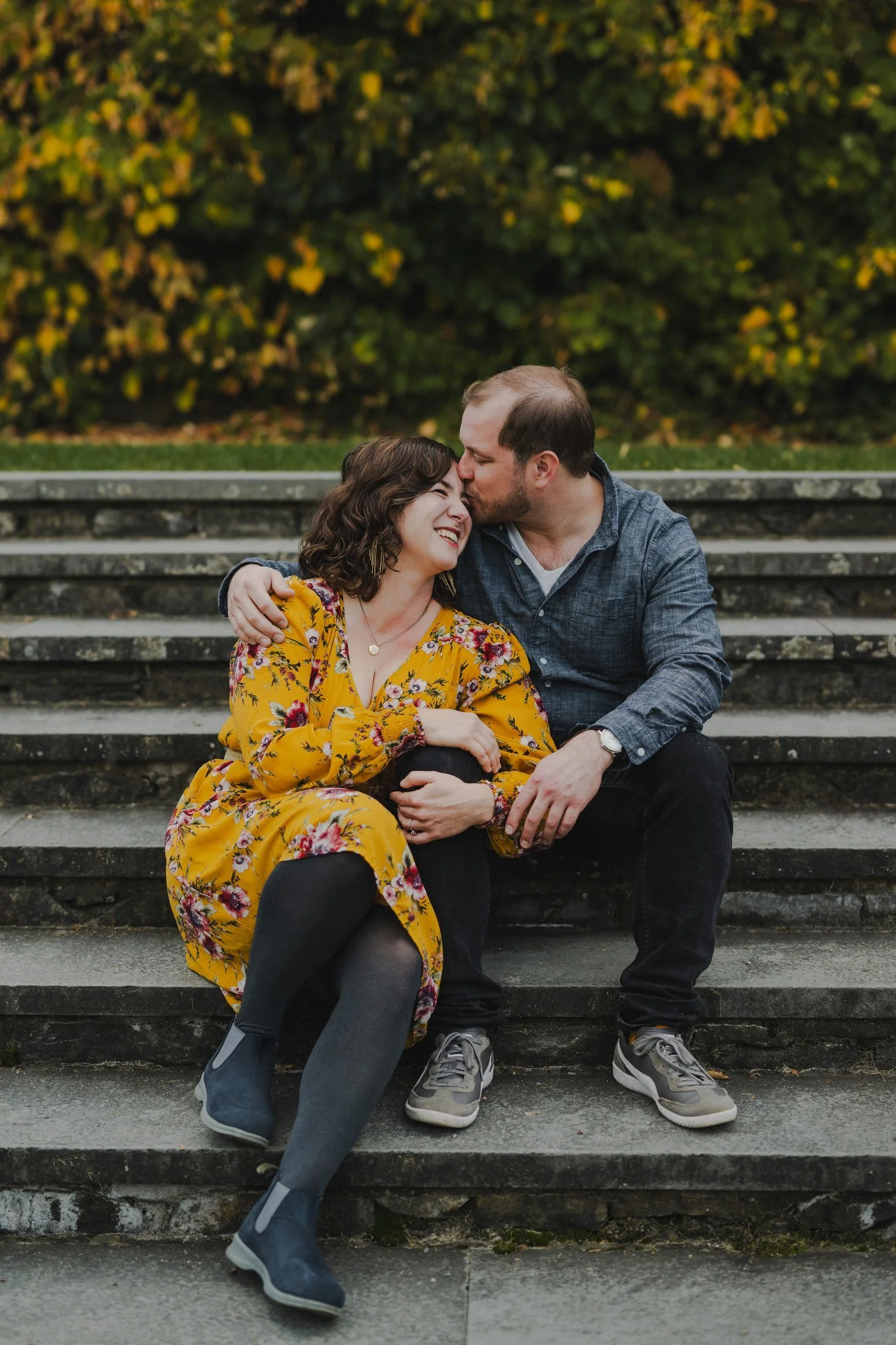A Late Fall Engagement Session at Arnold Arboretum