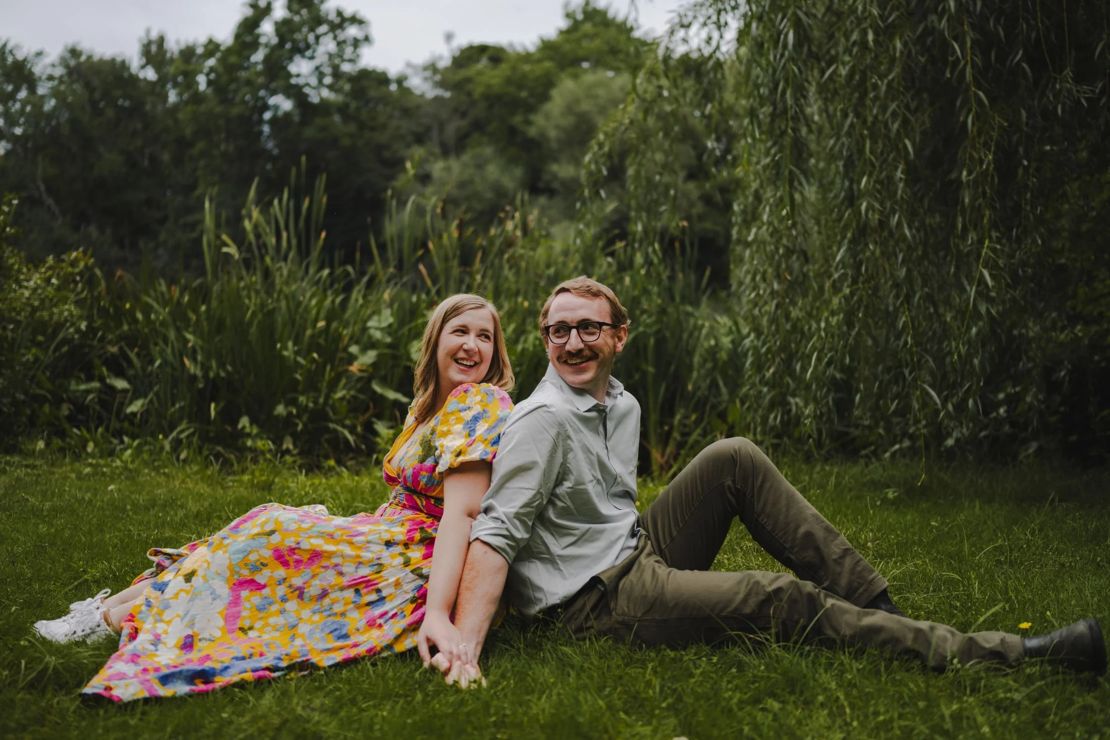 Annie + Eli's Hall Pond Engagement Session