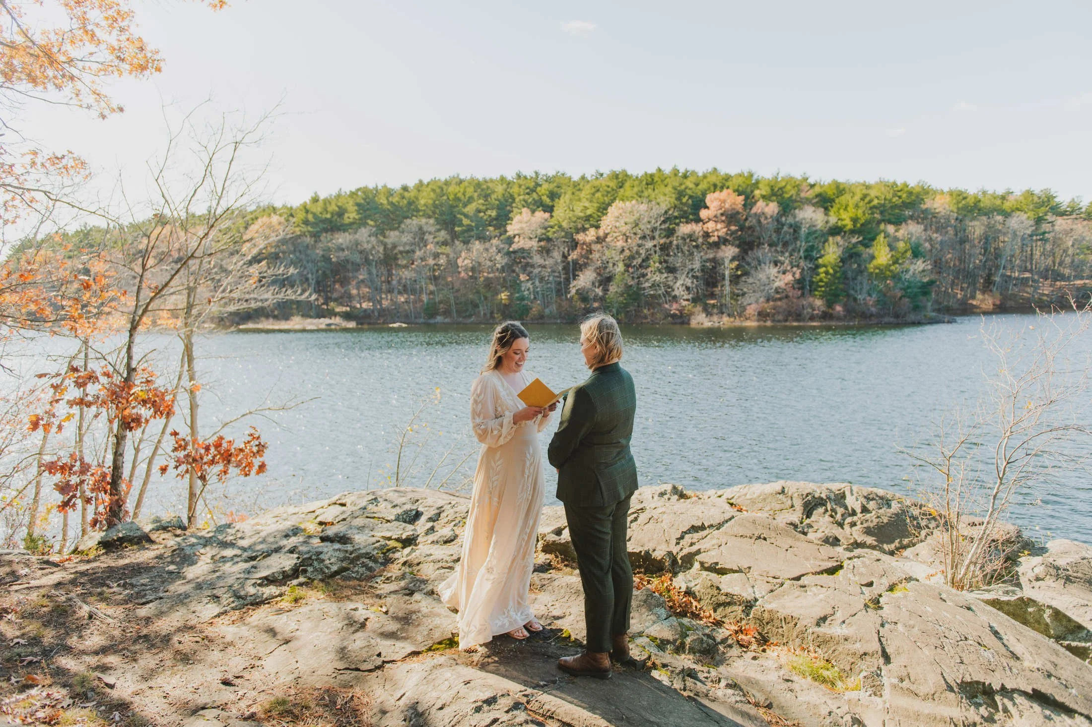 9 Reasons to Elope in the Woods: A Wild Adventure with Dani and Chelsea at The Fells Reservation