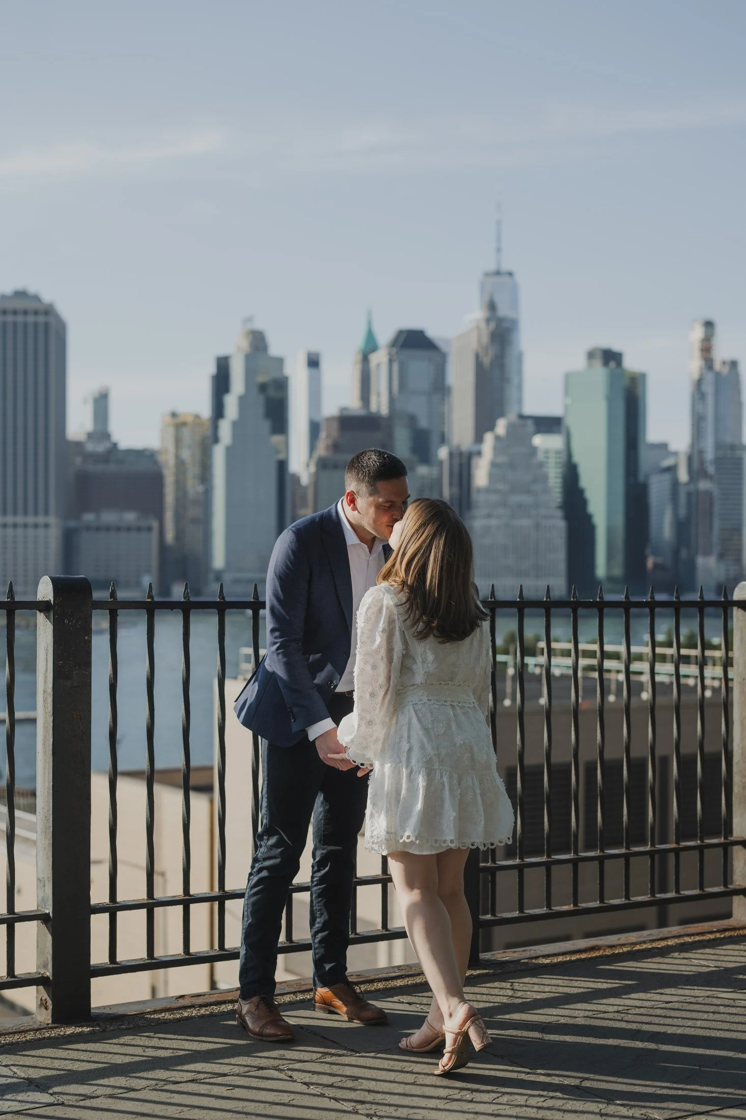Love in the City: Ben and Emily's Brooklyn Heights Engagement Session