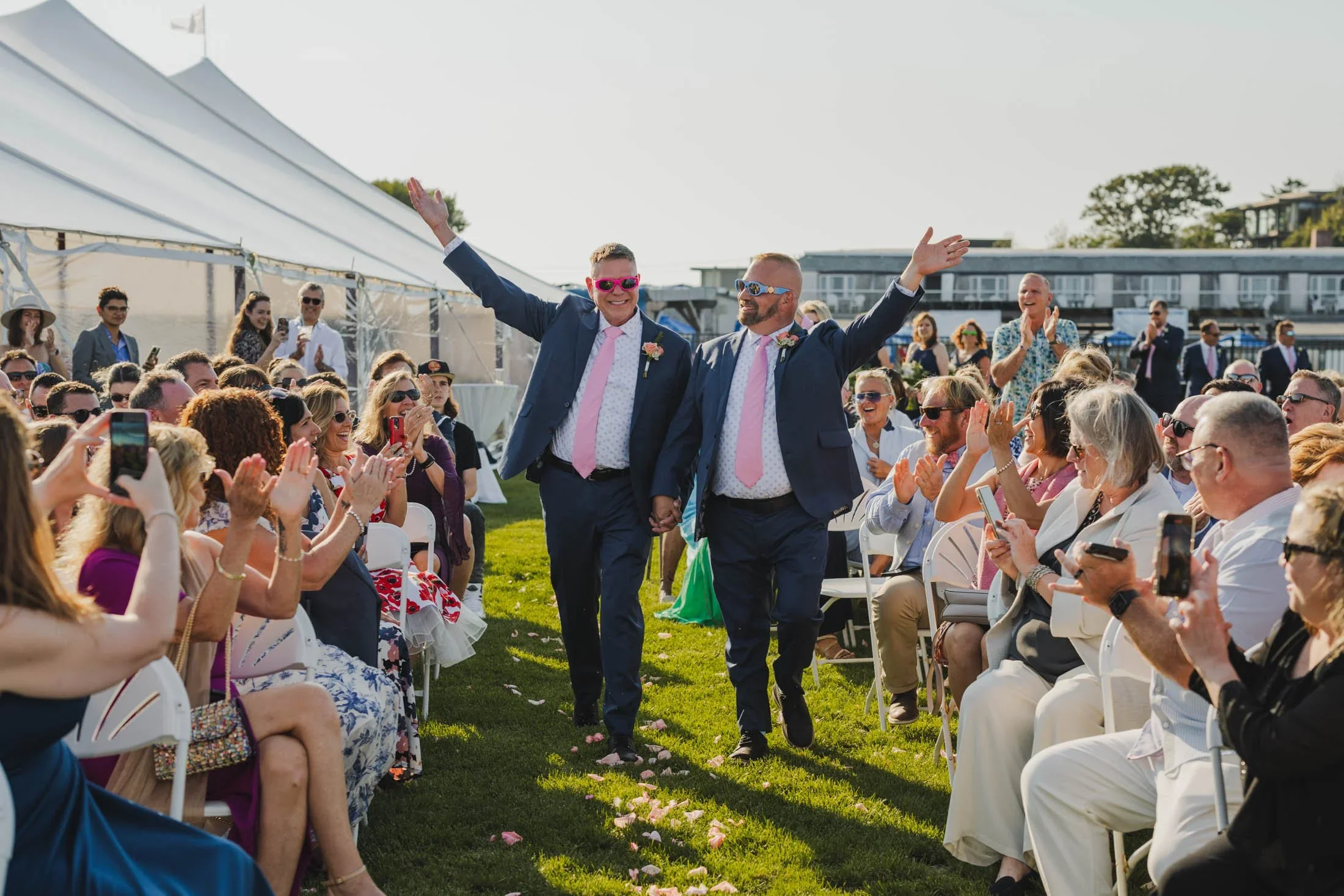 John &amp; Mike’s Joyful Provincetown LGBTQ Wedding at The Red Inn and P-Town Inn
