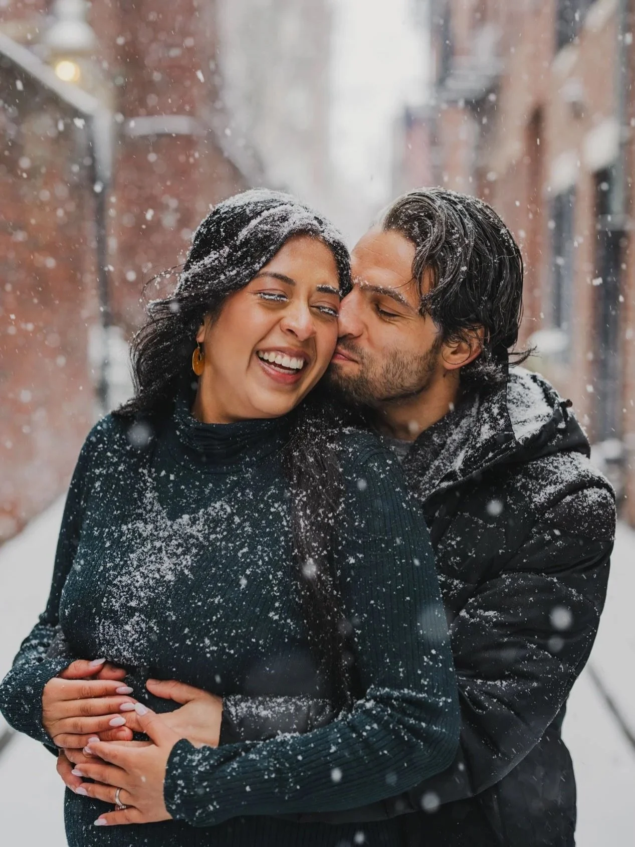 Simply because it&rsquo;s snowing and this day was a dream... 

But&hellip; it&rsquo;s not so simple is it? 

Don&rsquo;t get me wrong. This day WAS a dream. These two are lovely. And today&rsquo;s snowfall reminds me of their joy. 

Still, as I sit 