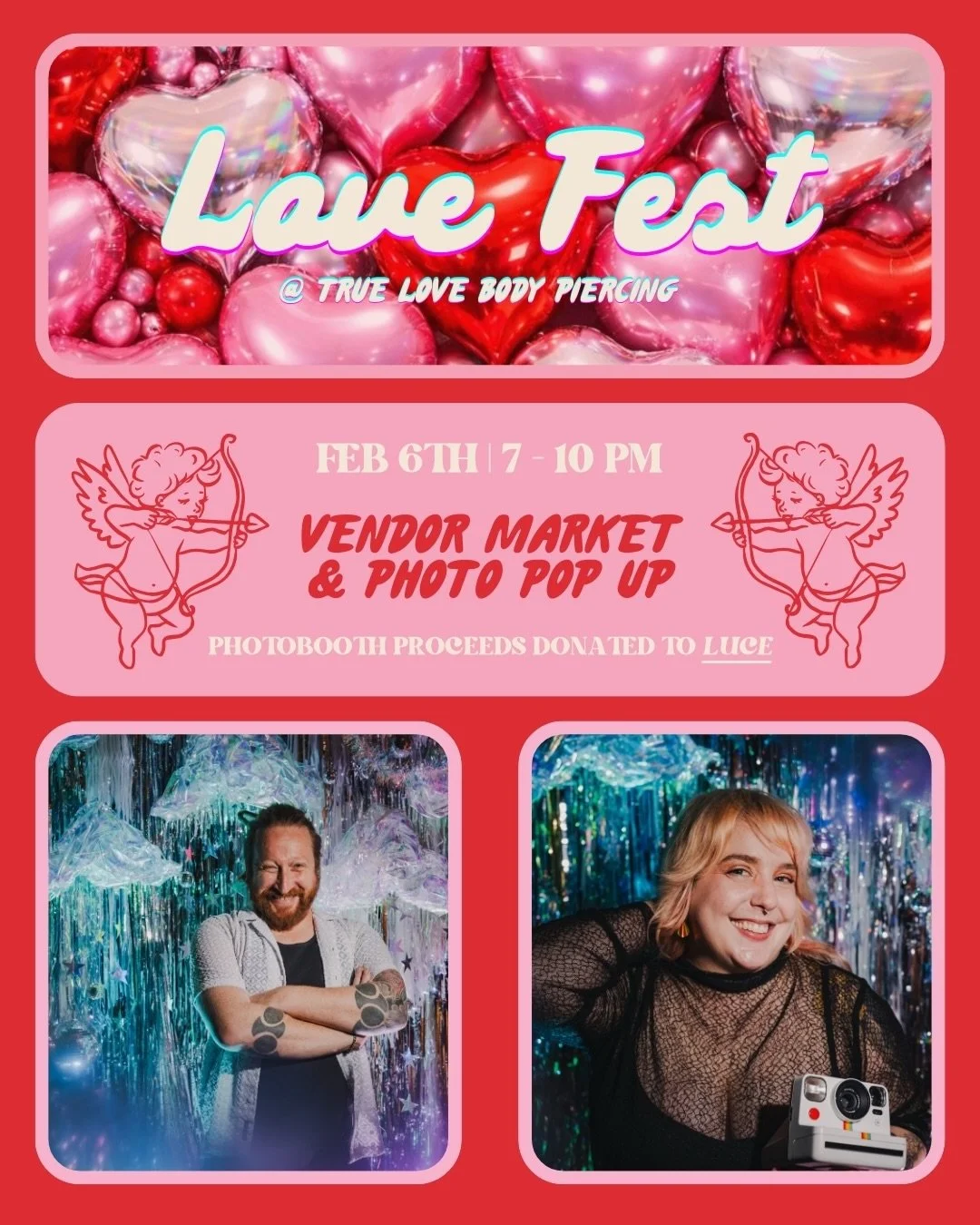 💘 LOVE FEST is THIS FRIDAY!💘

Hosted by @truelovebodypiercing 

We&rsquo;re so excited to be part of Love Fest &mdash; a community market celebrating local makers, artists, and small businesses.

✨ Free to attend
🛍️ Shop wares from incredible loca