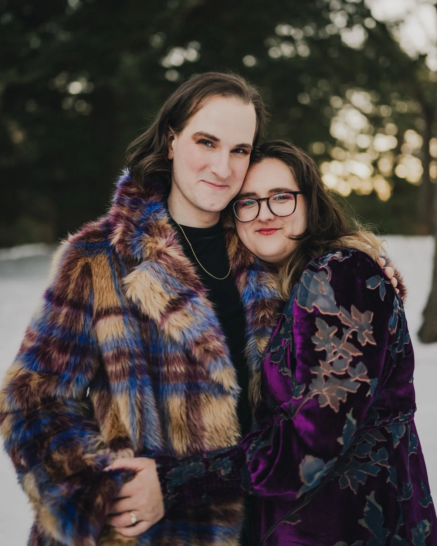 Impossible to pick favs from Steph and Mags&rsquo; engagement session 💘 ❄️

We had to lead with that first image. It&rsquo;s simple. They&rsquo;re looking straight at the camera. But they look so beautiful it needed to be first 🥹

And it reminds us