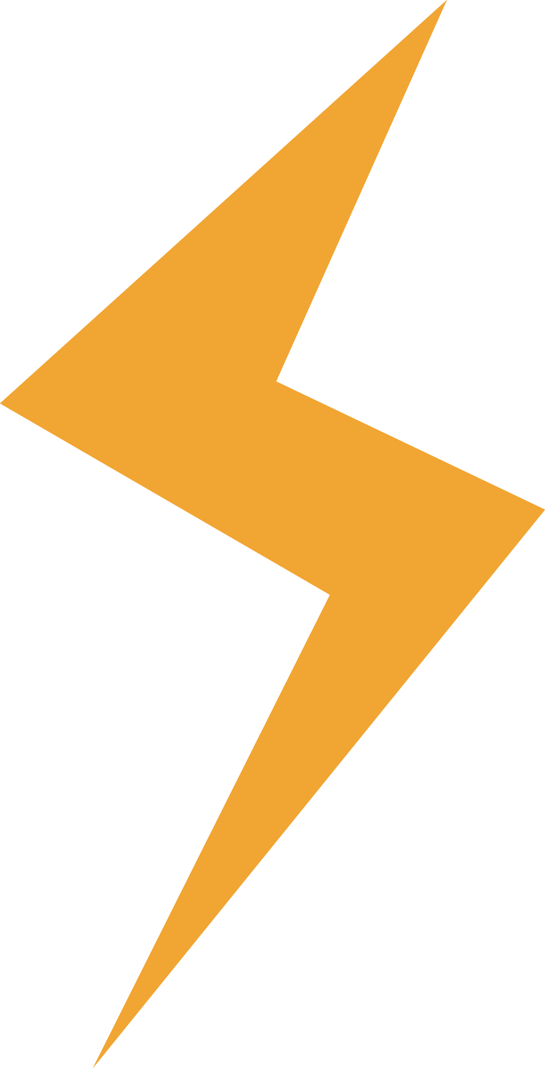 A golden lightning bolt symbol on a black background.