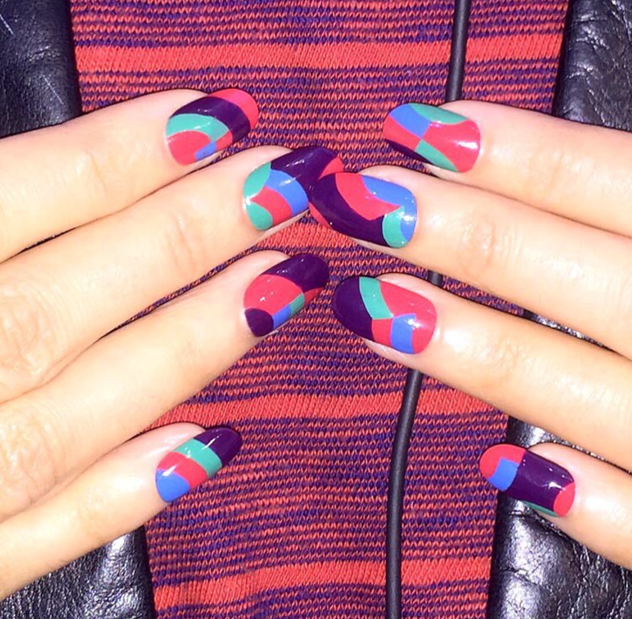 Nail art and image by Madeline Poole