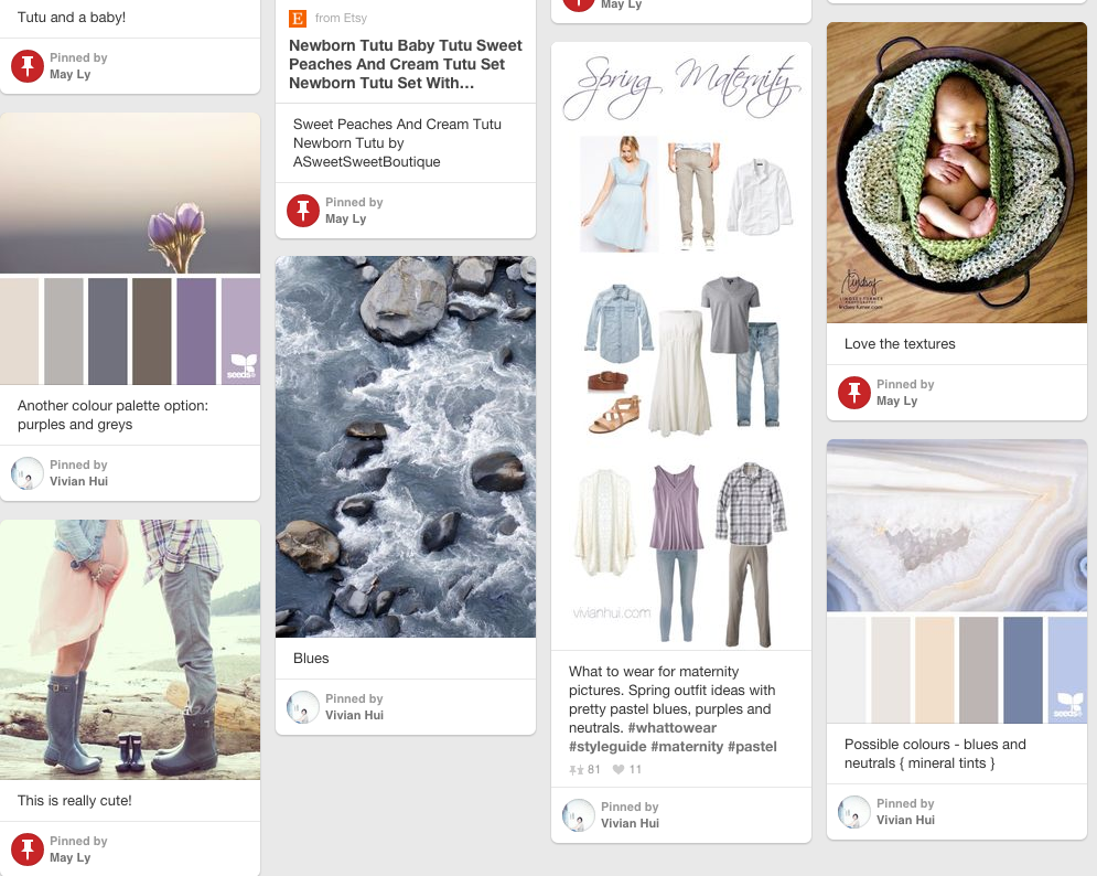 Family photography inspiration board