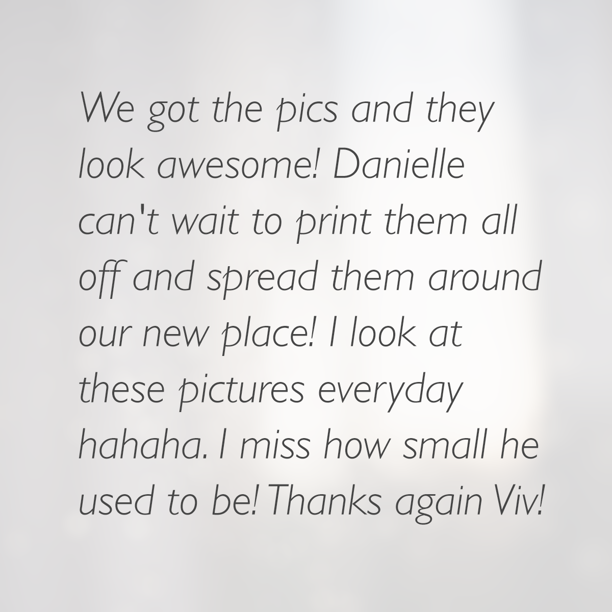 "Can't wait to print them all!" Positive reviews for Sunday Kind of Love