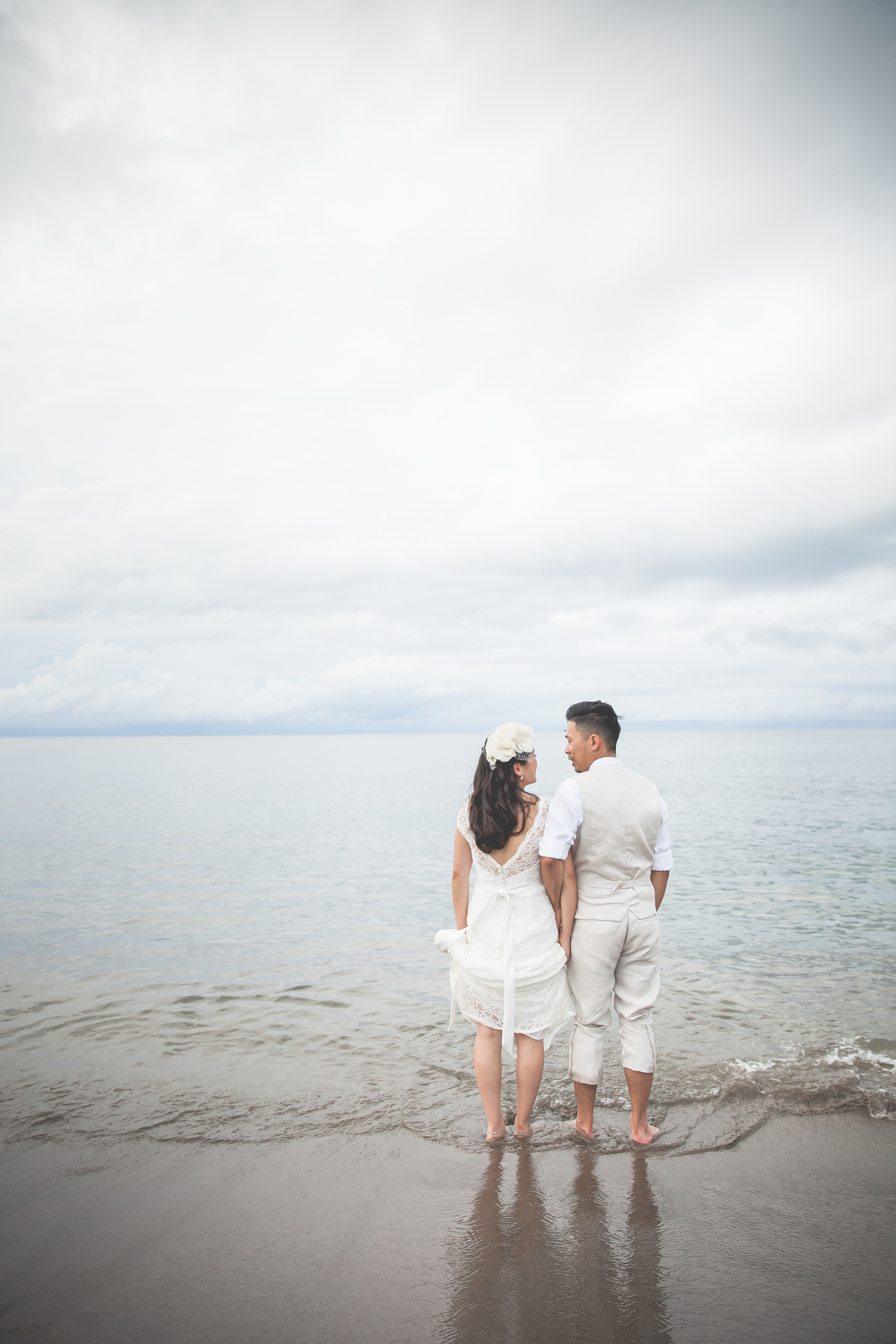 Intimate beach wedding