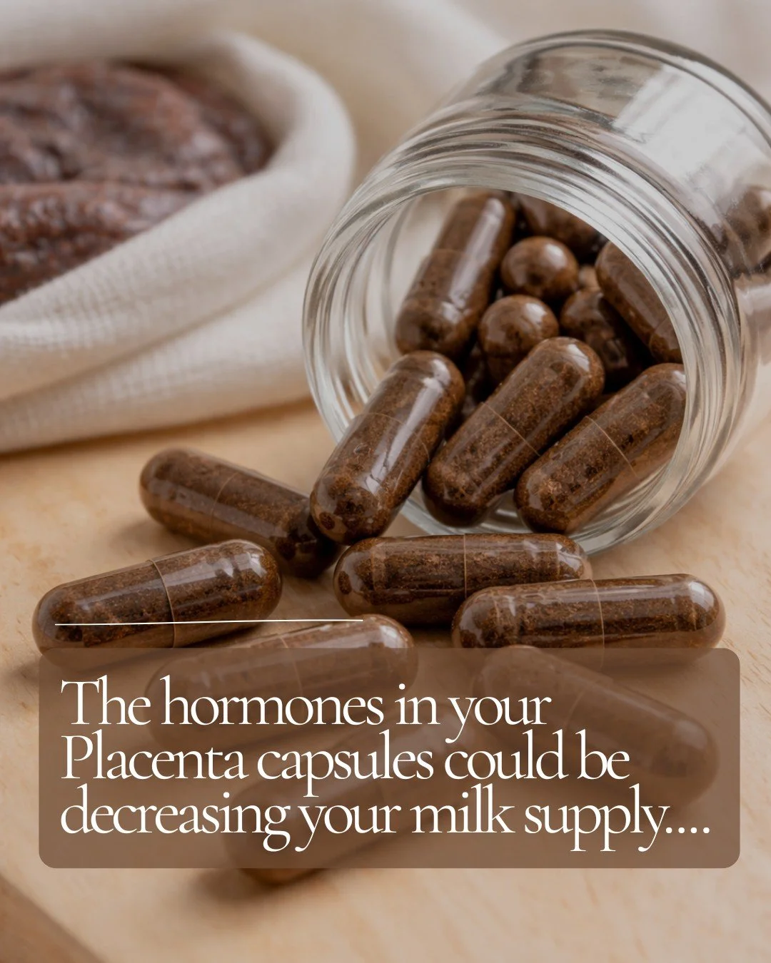 I know I am going to get some push back on this statement, but I think it's important for me to talk about this expensive trend and the negative impact placenta capsules seem to have on milk supply. Especially in the first 3-6 weeks when I am helping