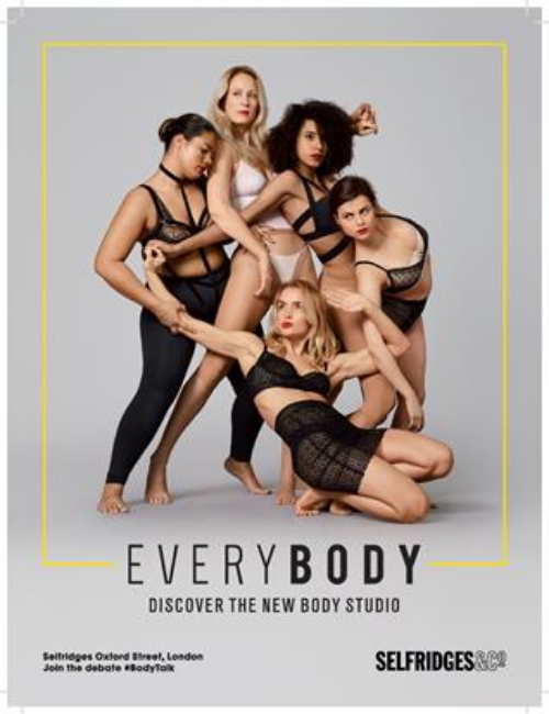 selfridges new body positivity campaign