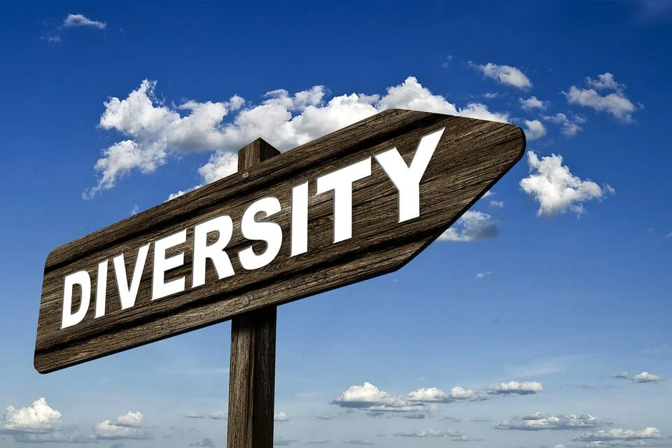 ethnically diverse company employees