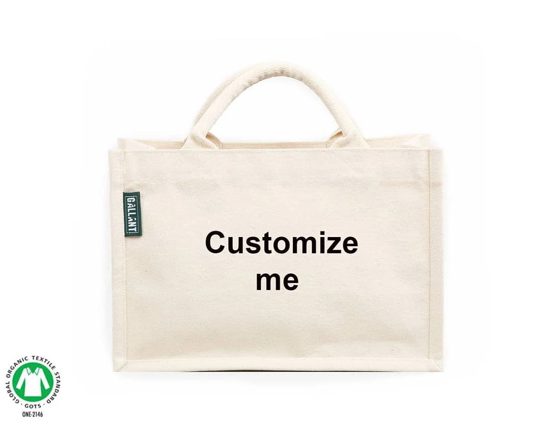 custom organic muslim tote bags