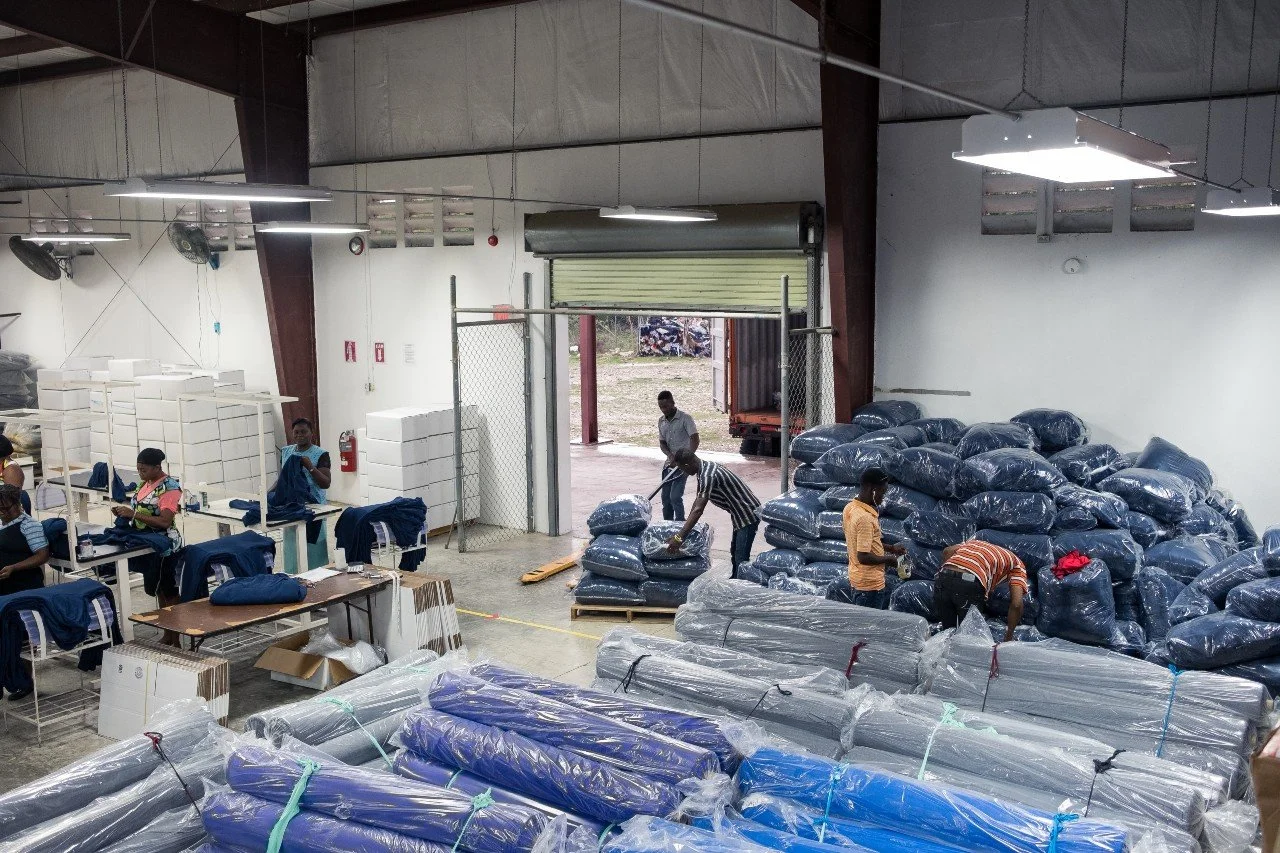 FAIR TRADE BRAND GOEX APPAREL OWNS THEIR OWN FACTORY