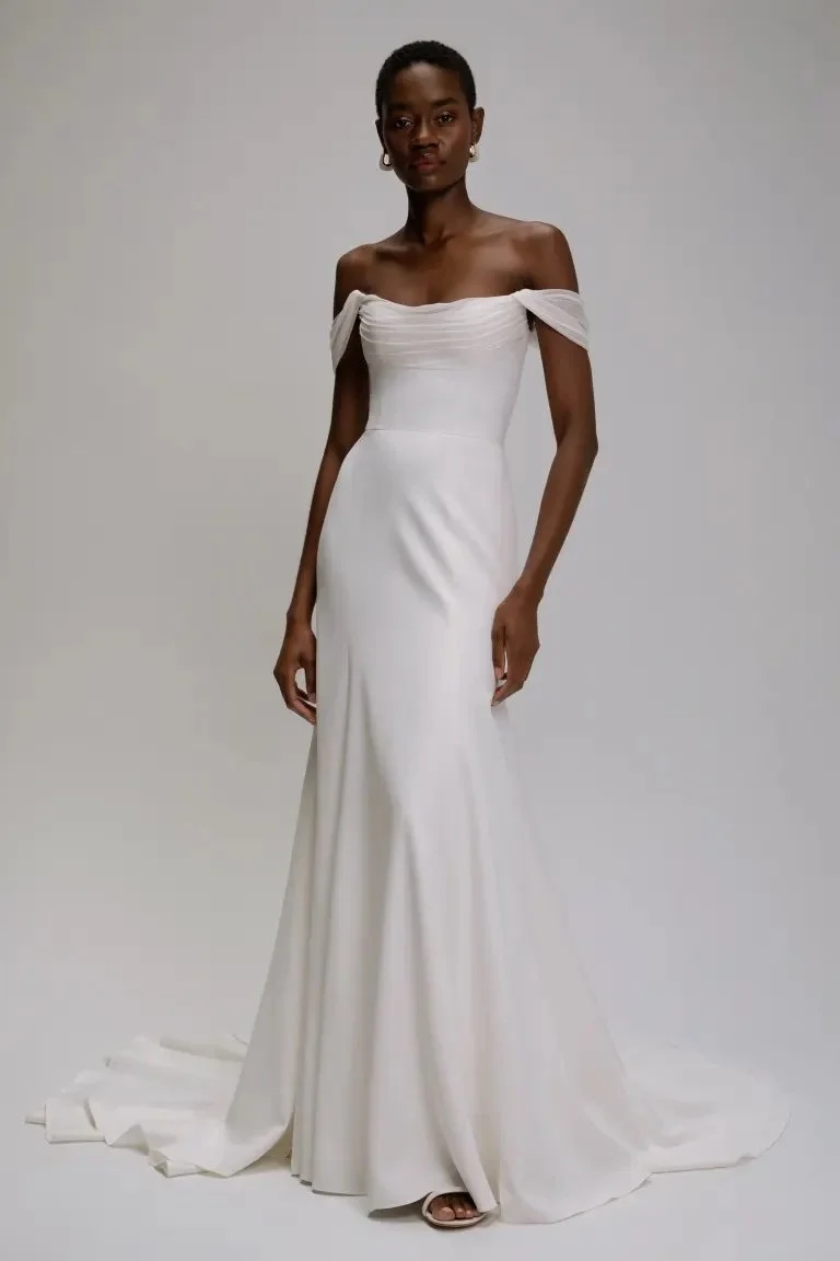 princess polly baby blue dress Jenny Yoo Paulina Wedding Gown  Luxe Redux Bridal