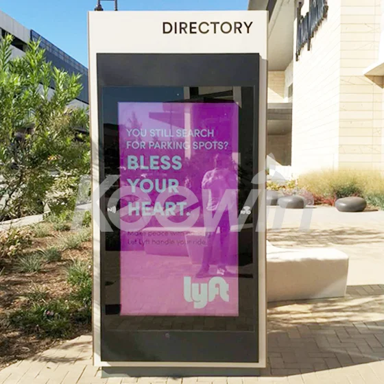 65 inch Outdoor LCD Display-10 Points Nano Touch Clearfork Fashion Center