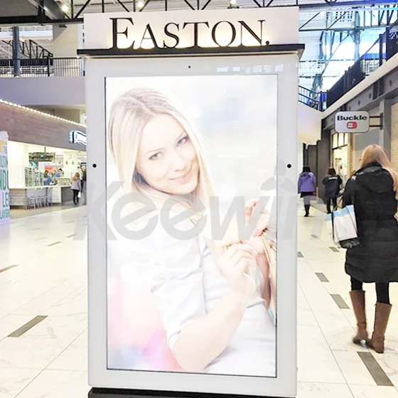 65 inch 2-sided Indoor LCD Display-10 Points Nano Touch Easton Town Center