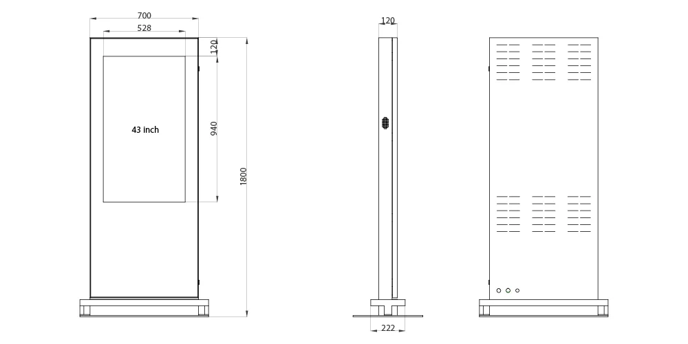 Floor Standing Digital Signage Keewin Display