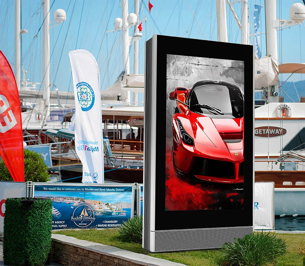 55inch Dual Side Outdoor Digital Kiosk — Keewin Display