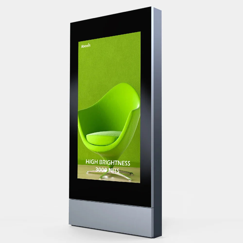 65inch Fully Outdoor Digital Kiosk — Keewin Display