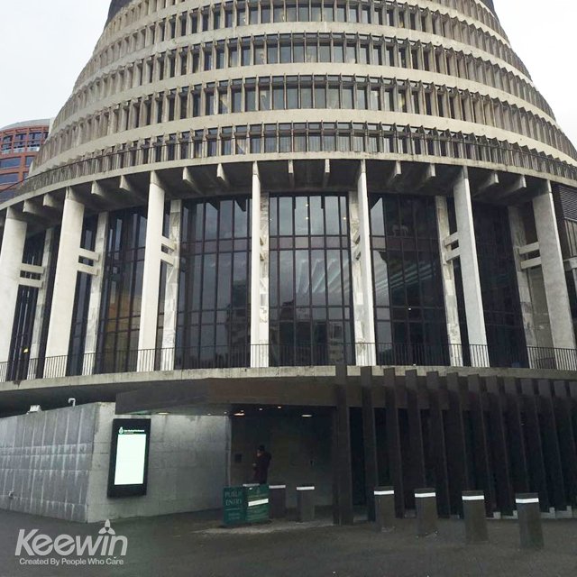 New Zealand Parliament-65 inch 4000 nits LCD Outdoor TV-wall mounted.jpg