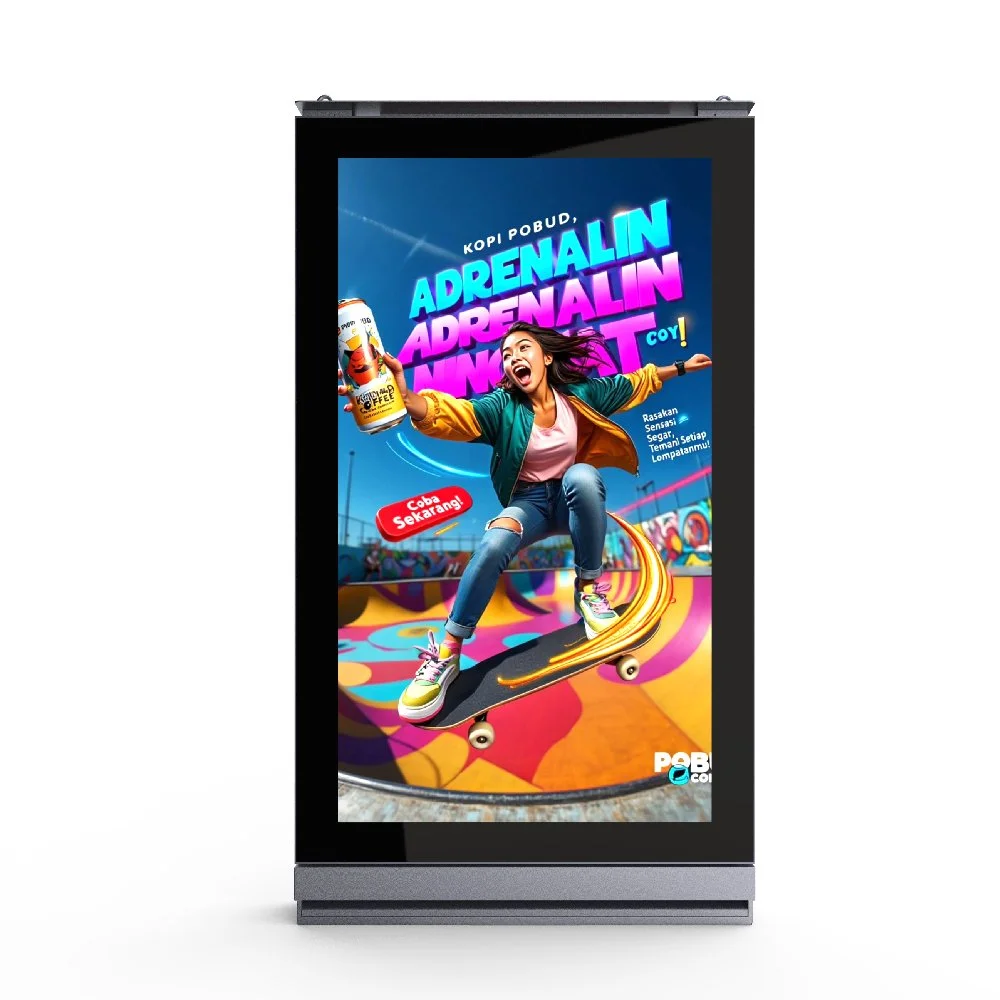 86 inch dual side lcd kiosk-IP66--KEEWIN1.jpg
