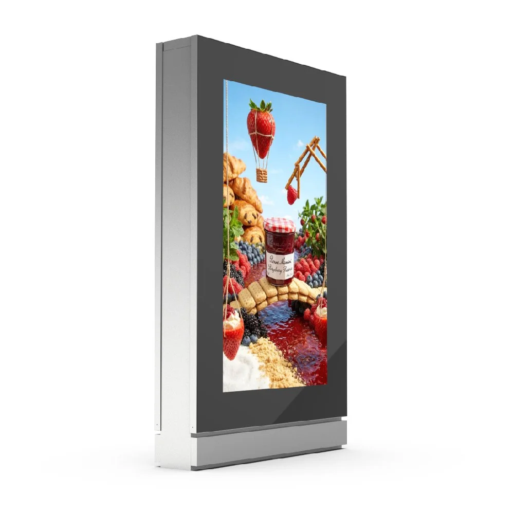 75 inch dual side lcd+Light Box kiosk-IP66--KEEWIN1.jpg