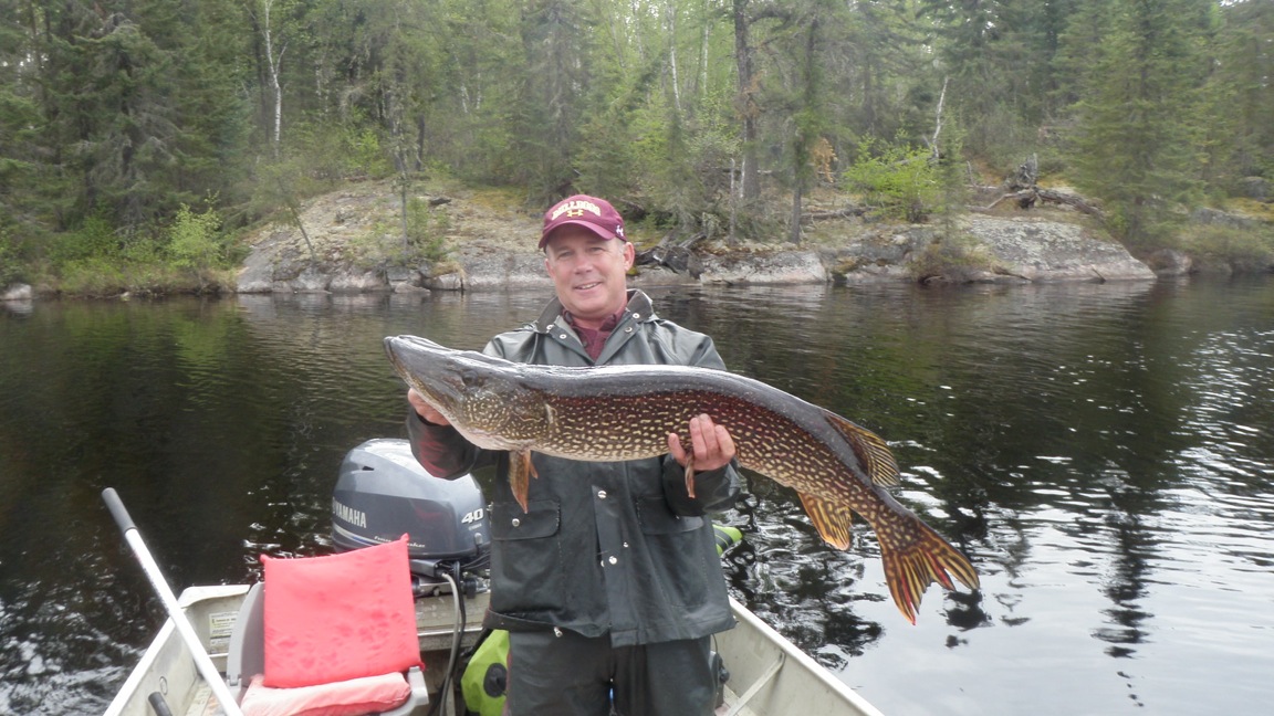 Dave with 1 of 2 Masters he caught on his trip