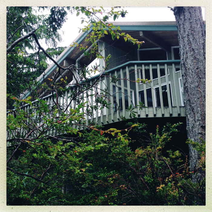 The Bough house , where we stayed. 