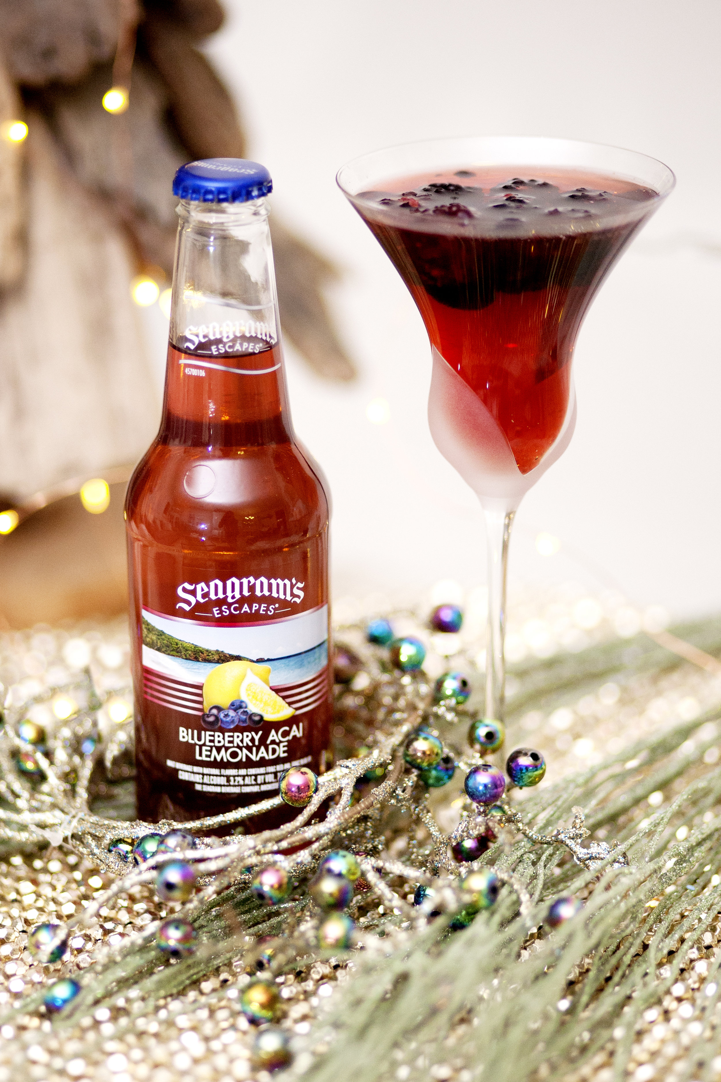 A Beachy Christmas with Seagram's Escapes Holiday Cocktail Recipes