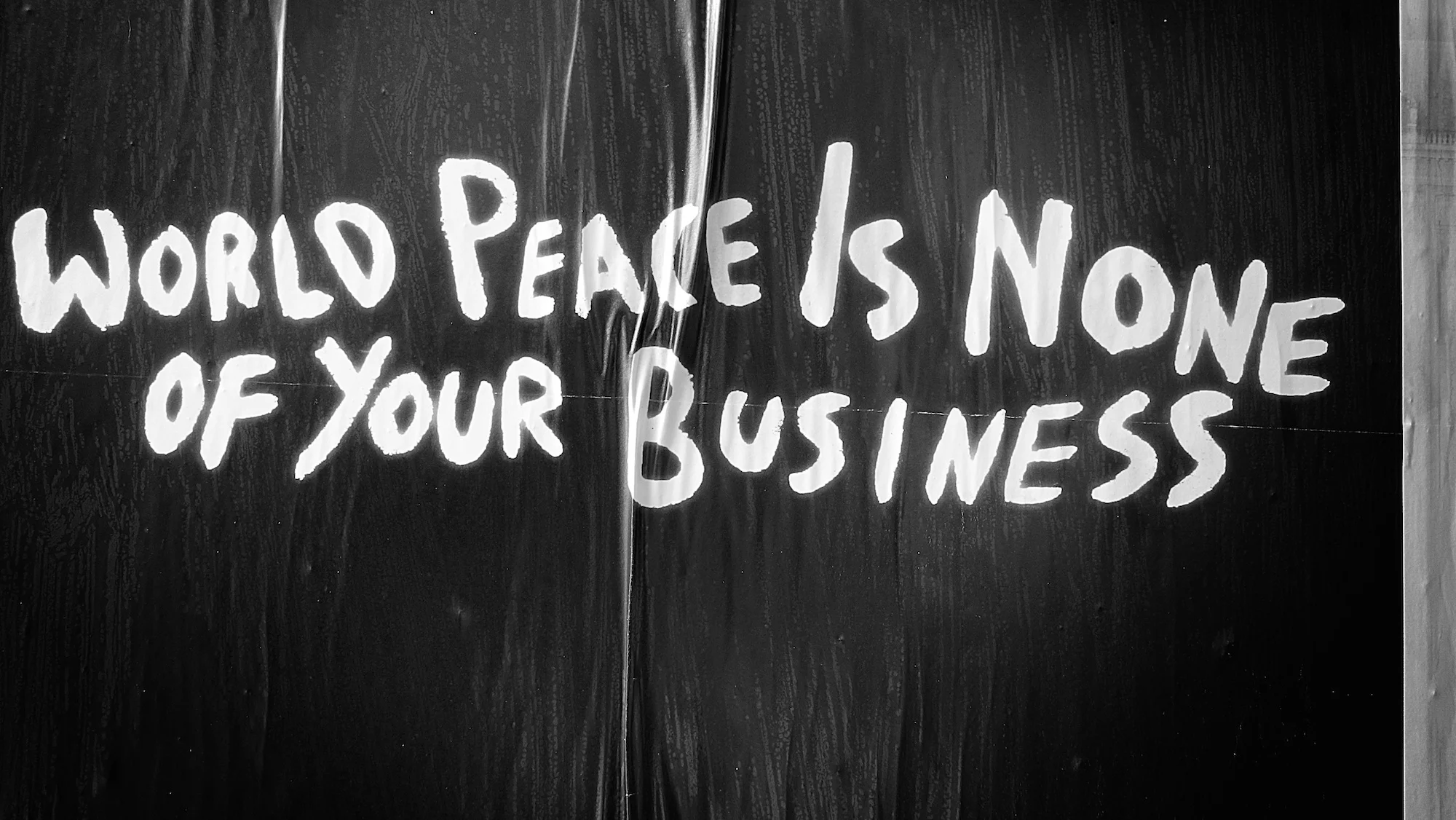 PEACE AND LOVE.
