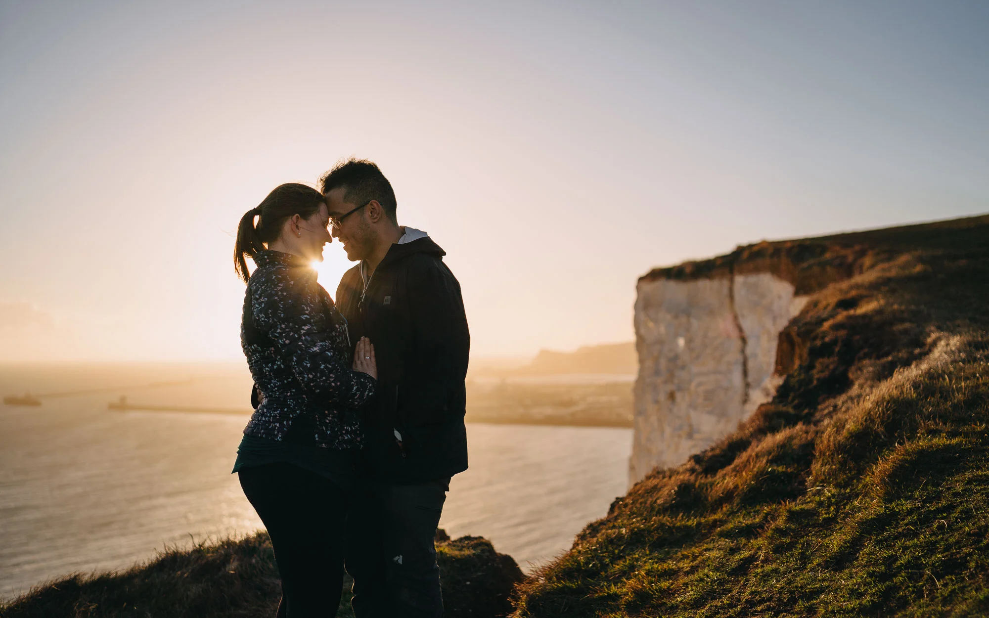 White Cliffs of Dover Couples Portrait